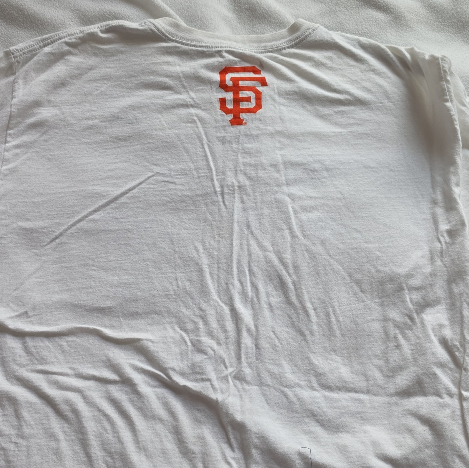 Nike Standard Fit SF Giants Baseball Pitcher Graphic T-Shirt White 2XL