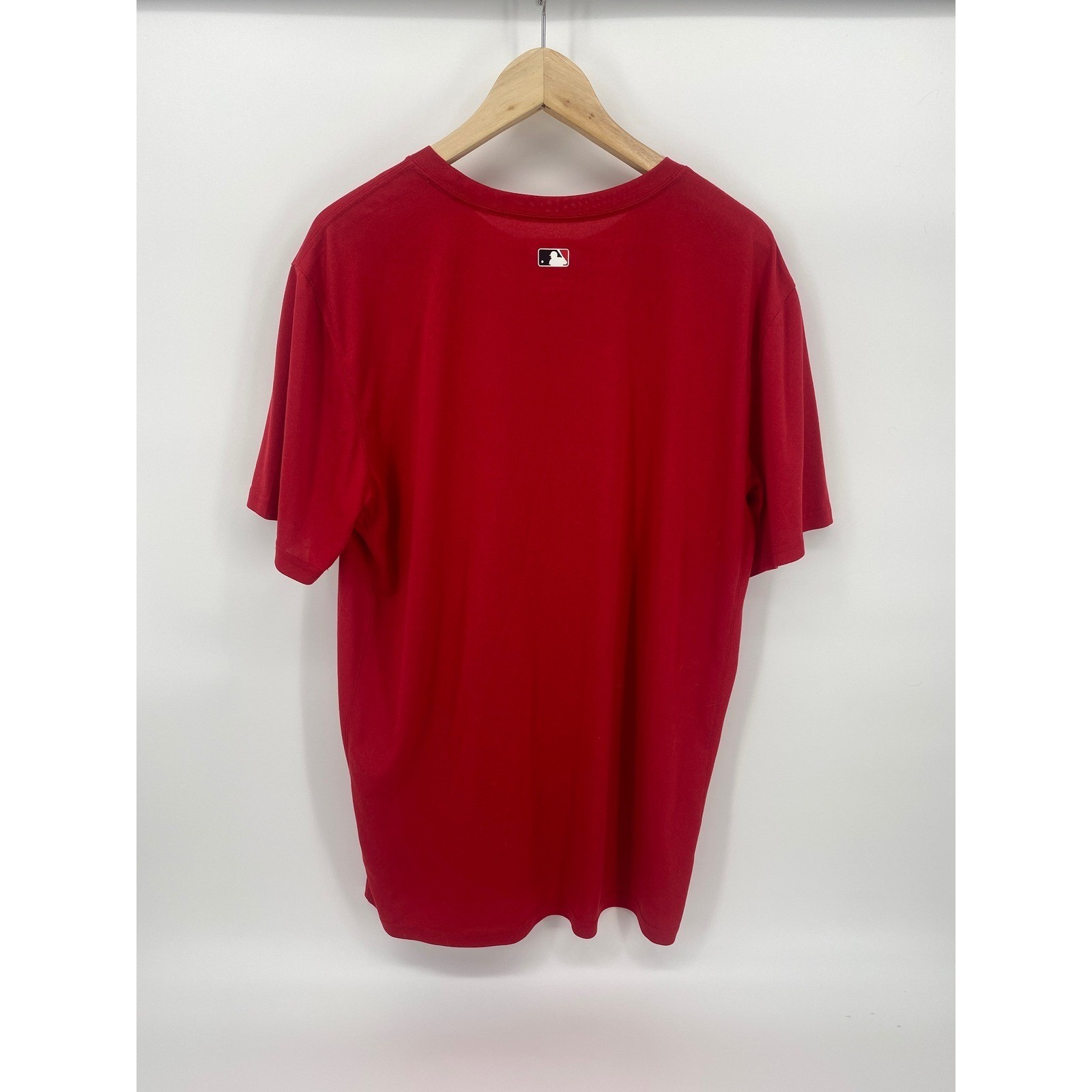 Nike Cincinnati Reds T-Shirt Mens XL Red Excellent MLB Dri-FIT Authentic Logo