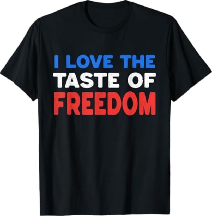 I Love The Taste of Freedom – Couples Matching 4th of July T-Shirt