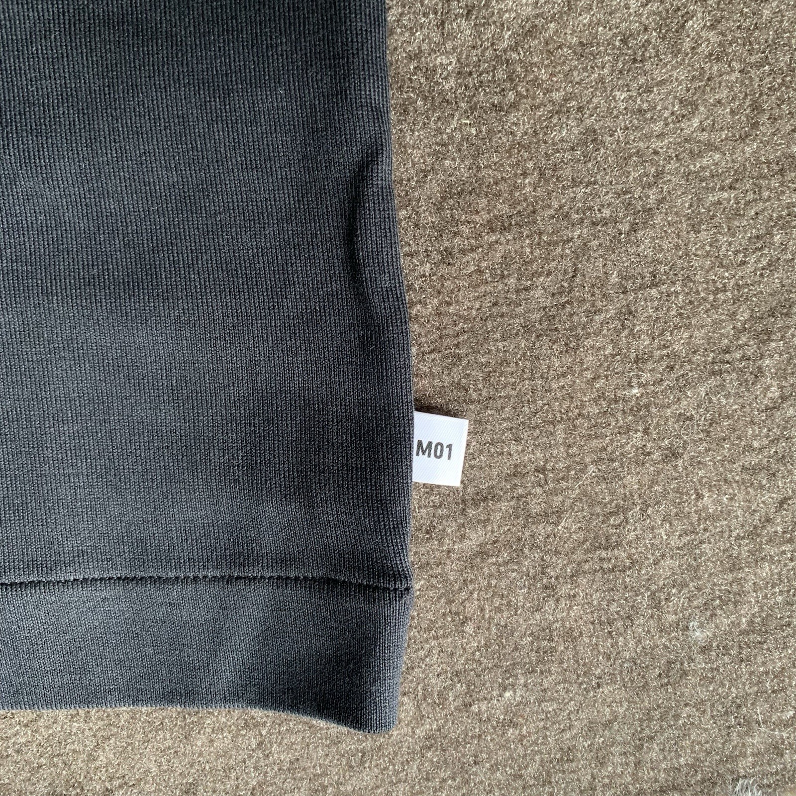 Mode of One Men&rsquo;s Size Small Mixed Relaxed-Fit French Terry Zip Pocket T-Shirt