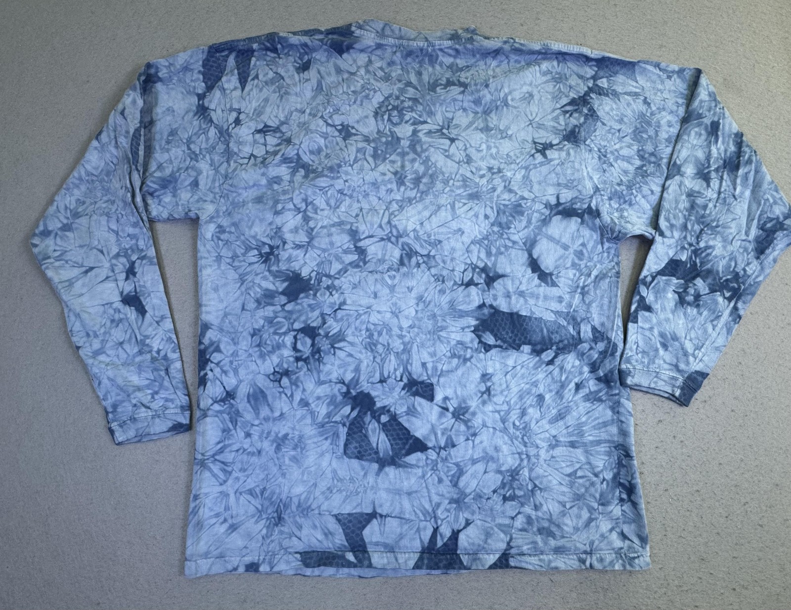 Back To Earth Shirt Mens XL Tie Dye Lighthouse Seagulls Graphic Long Sleeve
