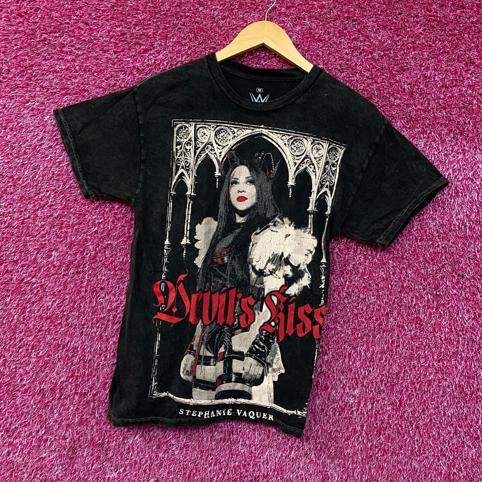 WWE Ripple Junction Stephanie Vaquer Devil&rsquo;s Kiss Medieval Gothic Arch Graphic T
