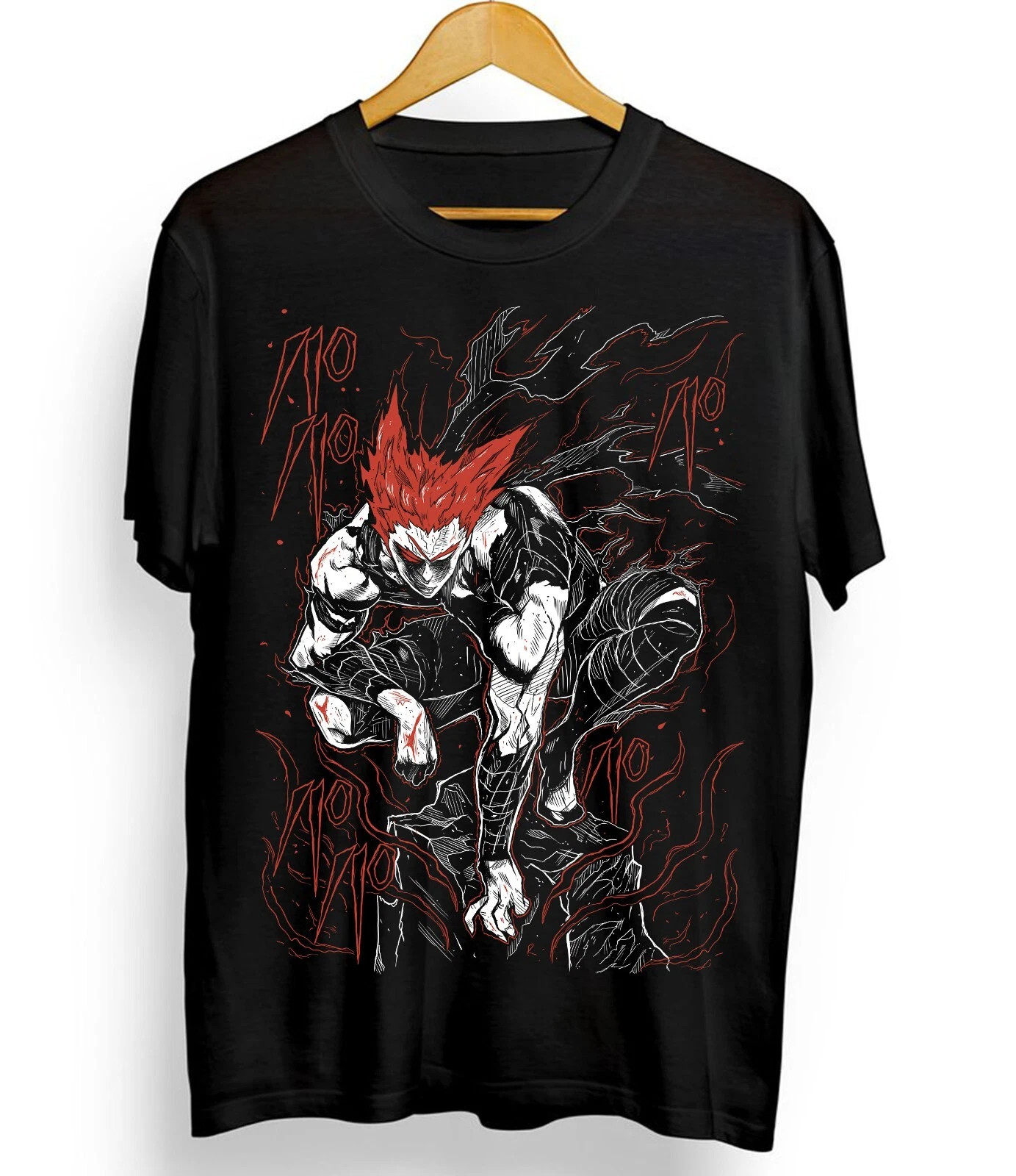 Garou T-shirt One Punch Shonen King Horror Anime Manga T-shirt – Black