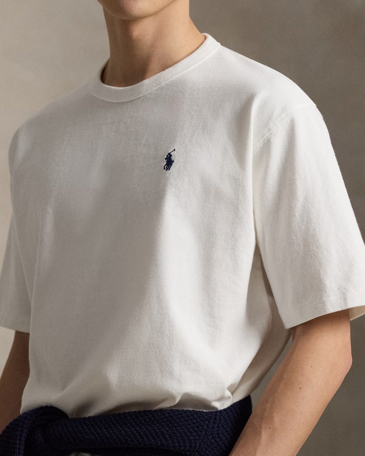 Polo Ralph Lauren Relaxed Fit Jersey Crewneck T-Shirt White Men&rsquo;s Size M Tee NWT