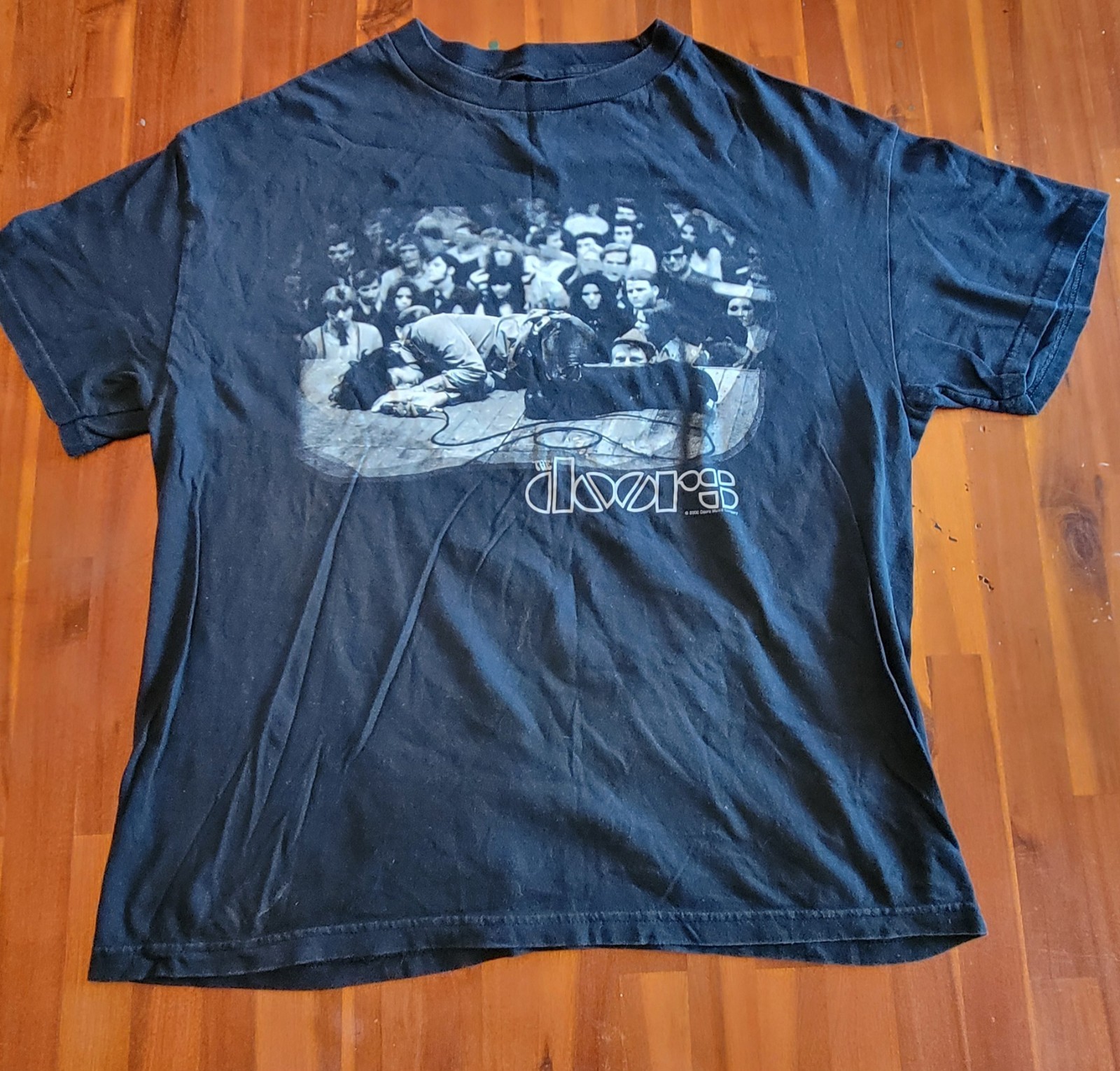THE DOORS Stage Photo Tshirt Vintage 2000 Tag Missing True Size Unknown