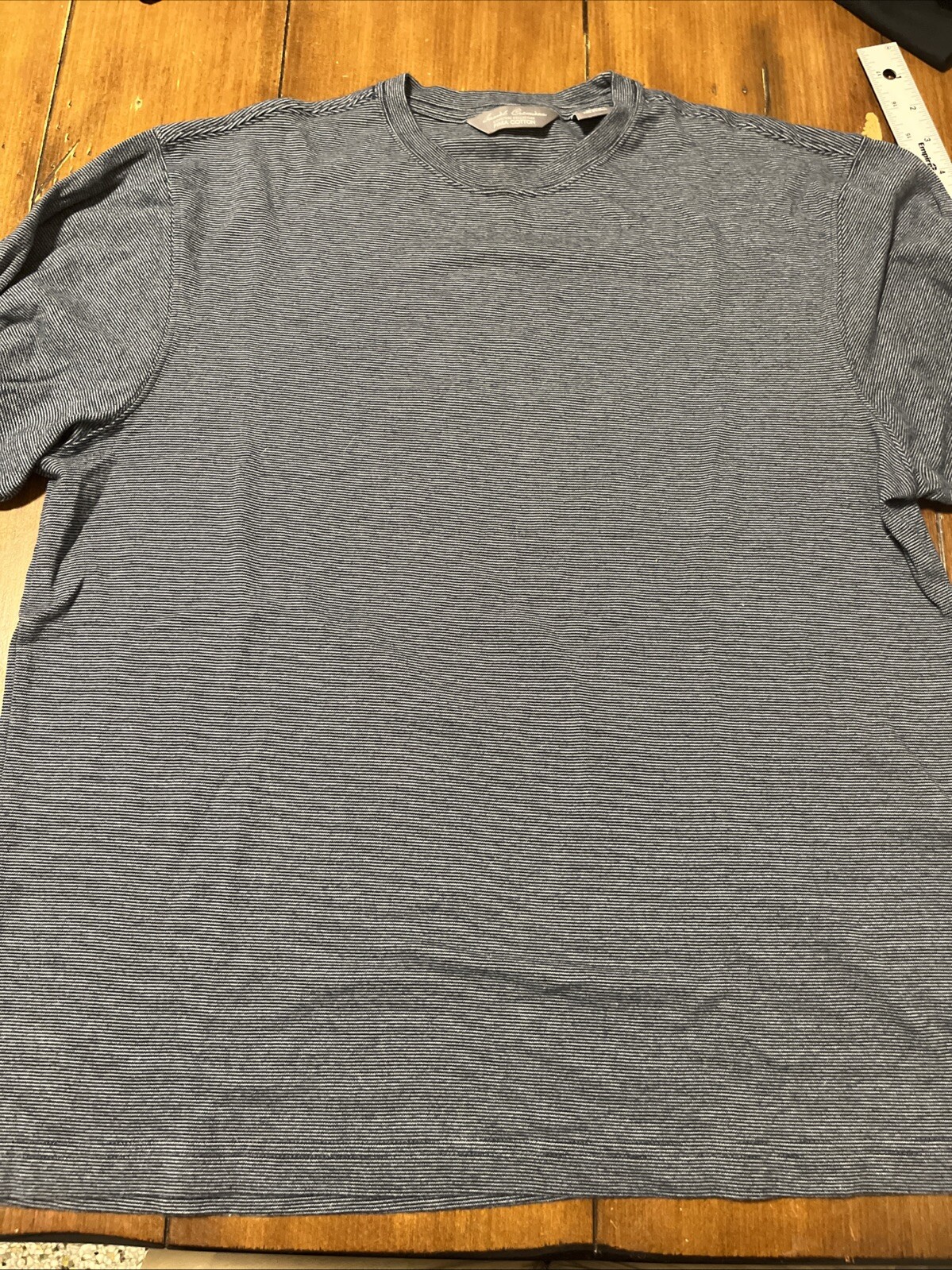 NWOT Daniel Cremieux Men’s S 100% Pima Cotton Blue LS Nice Crew Neck Mid Weight
