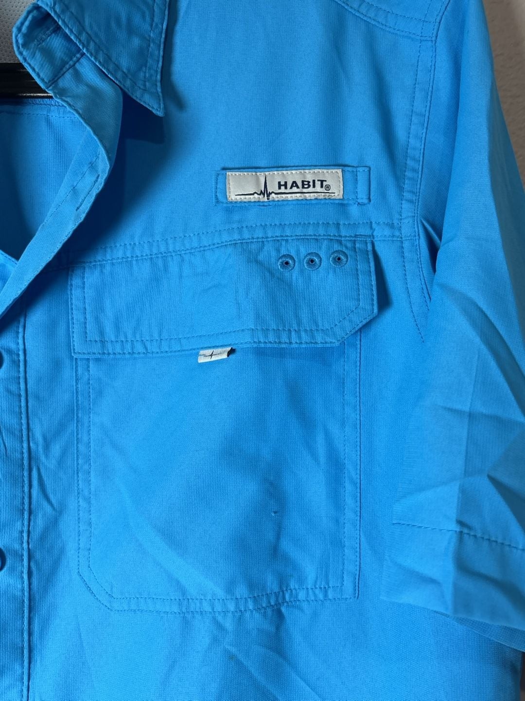 Habit Men&rsquo;s Short Sleeve Fishing Shirt Size S/P