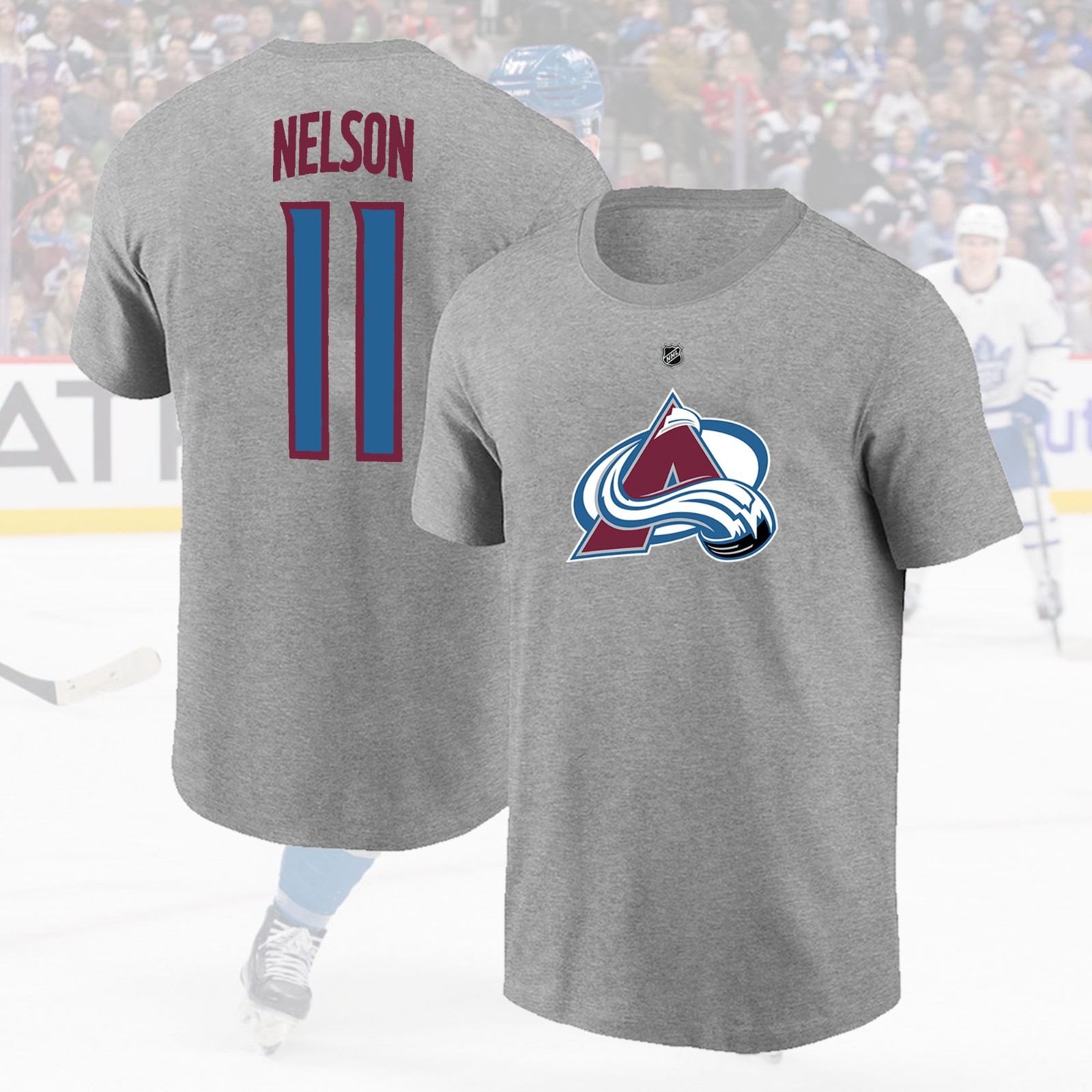 HOT SALE! Brock Nelson #11 Colorado Avalanche 2025 Name & Number Fan Gifts