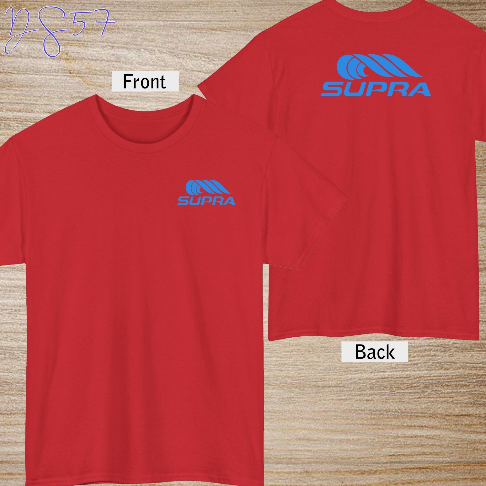 New Supra Boats Logo Black/Navy/Grey/ White/Red/Light Blue T-Shirt Size S-5XL