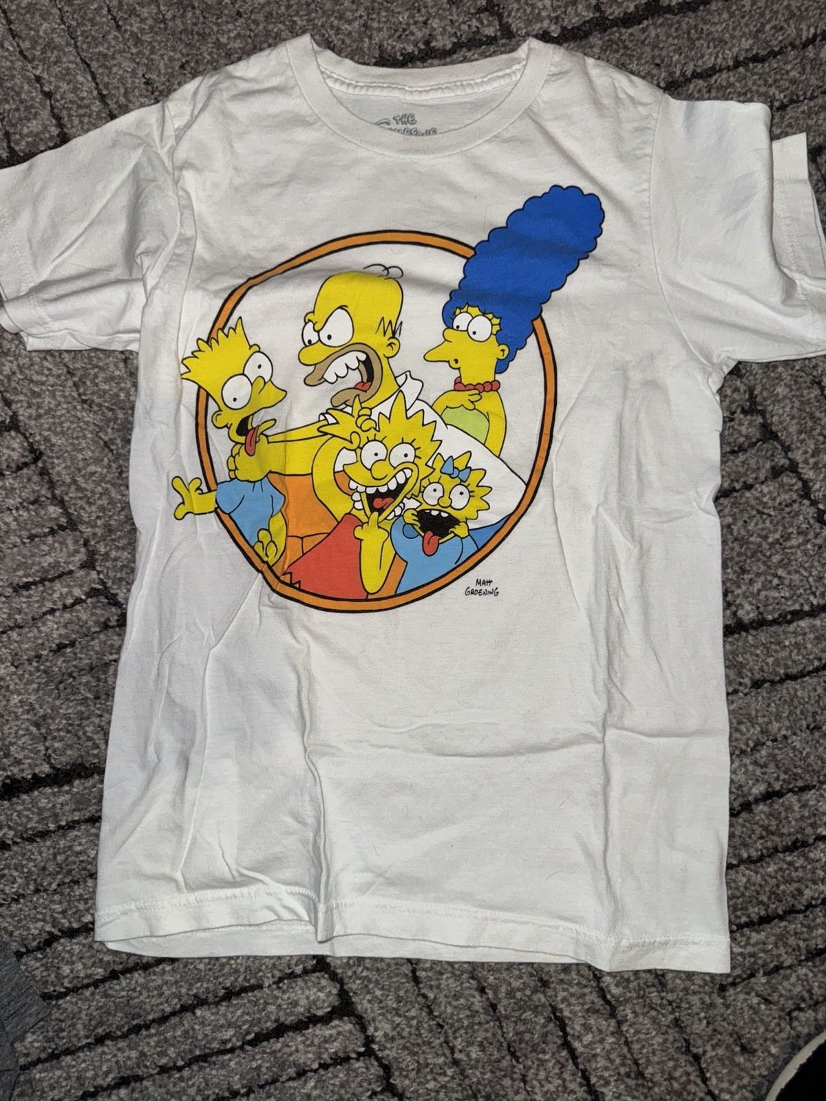Simpsons t shirt size Adult XS Homer Bart Marge Lisa by Matt Groening