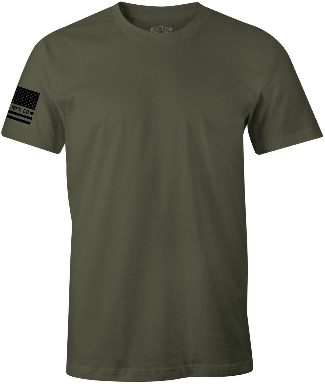 Howitzer Men&rsquo;s T-shirt Standard Basic Packs Surplus Green Military Grunt