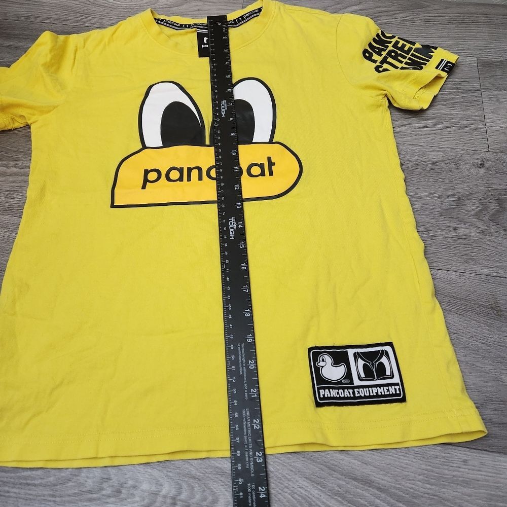 PEACOAT Yellow Shirt Size XS Duck Popeyes Pancoa Street Animal K-Pop Korean