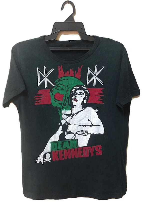 Vintage 1980 DEAD KENNEDYS Punk Rock Concert T-shirt SA241 FREE SHIPPING