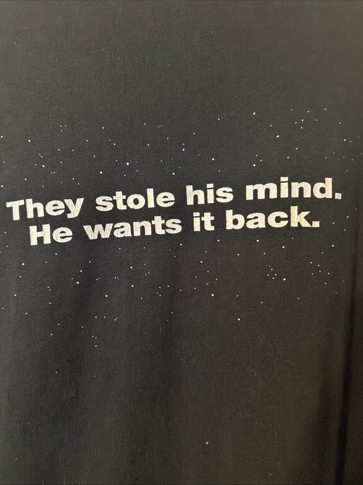 Vintage 1990 Total Recall Movie Promo Single Stitch Size XL Black