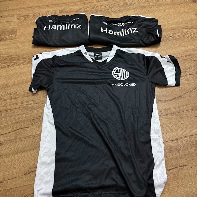 Lot of 3 New Team Solomid TSM Hamlinz Jersey T-shirt Size Medium Fortnite