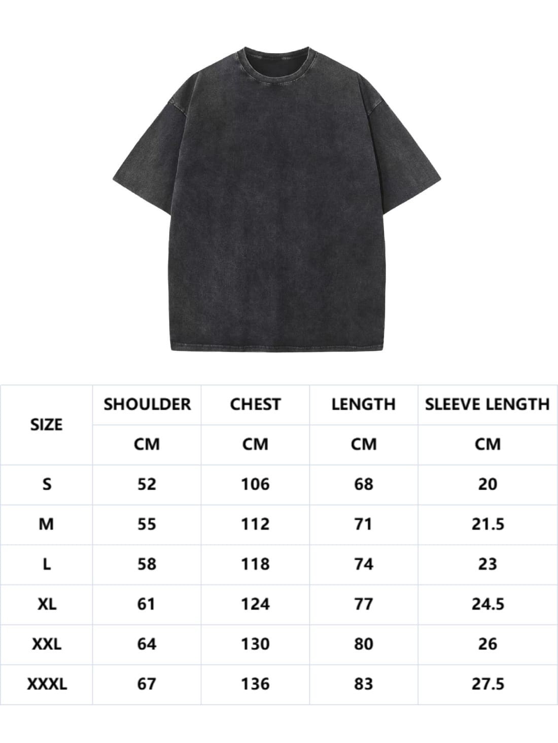230g Acid Wash « Become Rich » Skull Tee Money Graphic Hip Hop Street
