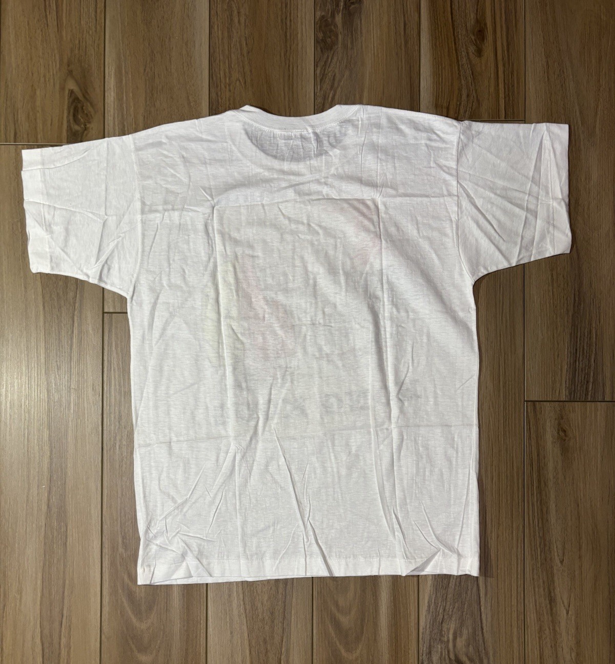 HONG KONG Shirt Adult XL White Graphic Boat City Chinese Script Single Stitch
