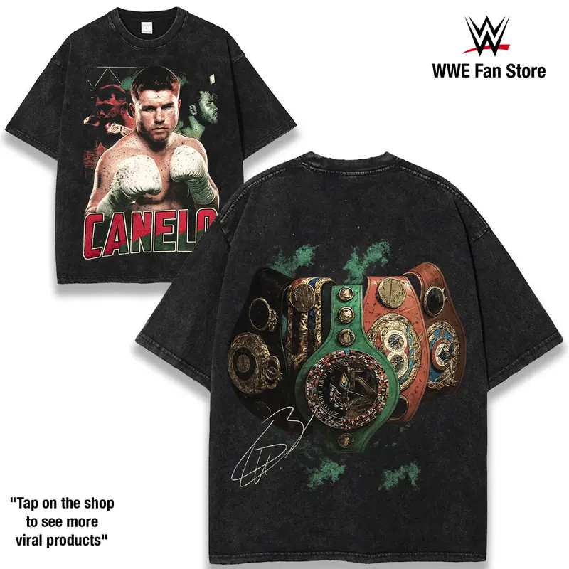BOXING CANELO ALVAREZ Heaweight Heavy Cotton T-Shirt