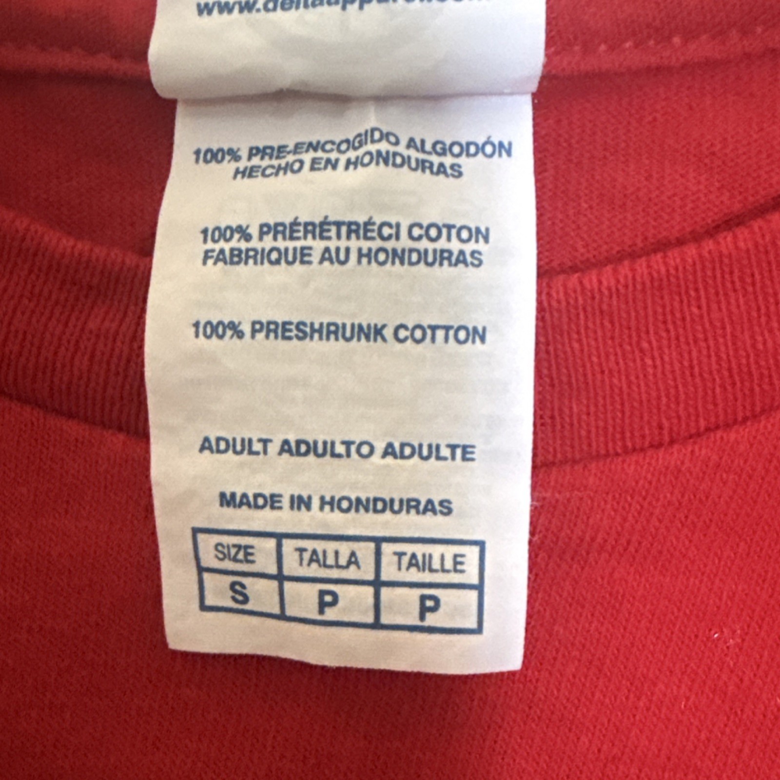 Delta McDonald&rsquo;s Quarter Pounder Red Graphic Logo Tee Shirt S Cotton Crew Neck
