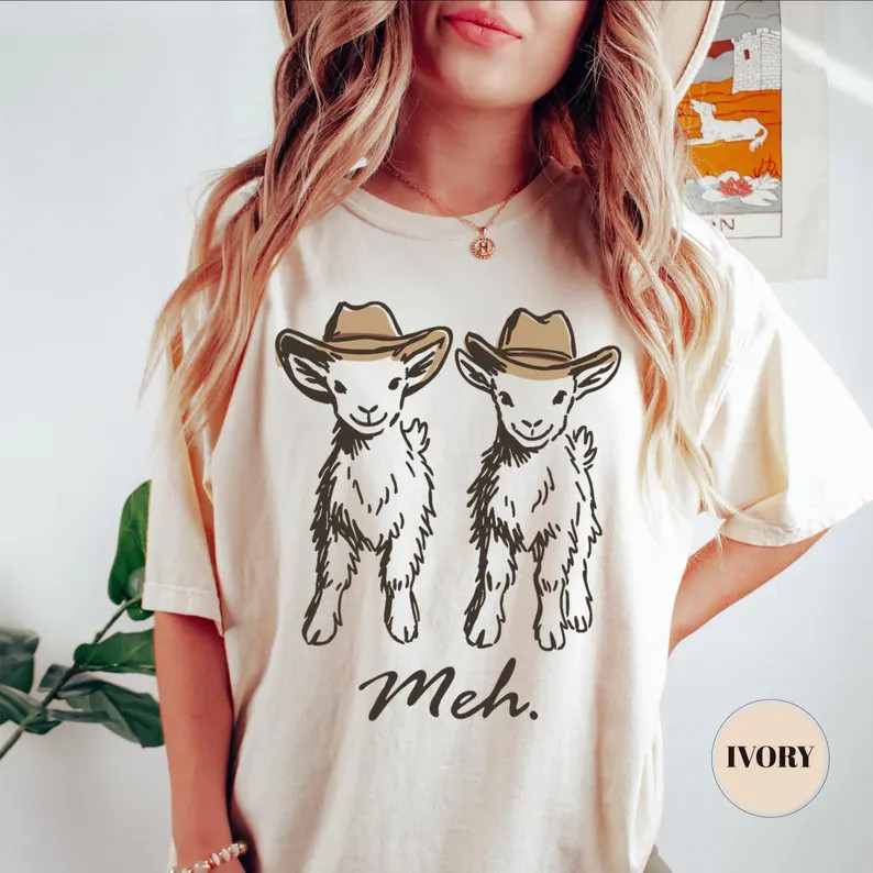 Funny Goat Farmer Life Comfort Tee