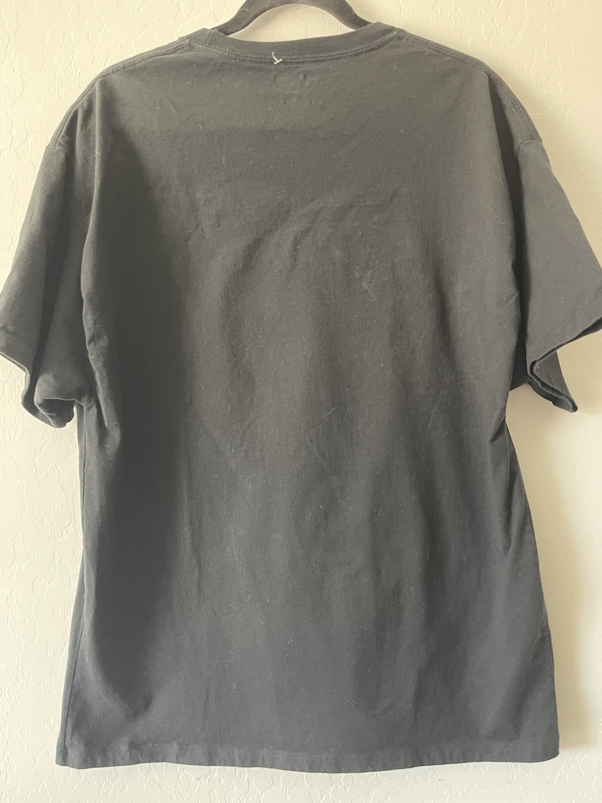 Champion Men&rsquo;s T-Shirt XL Short Sleeve Black Neon Yellow Logo Shipped Same Day