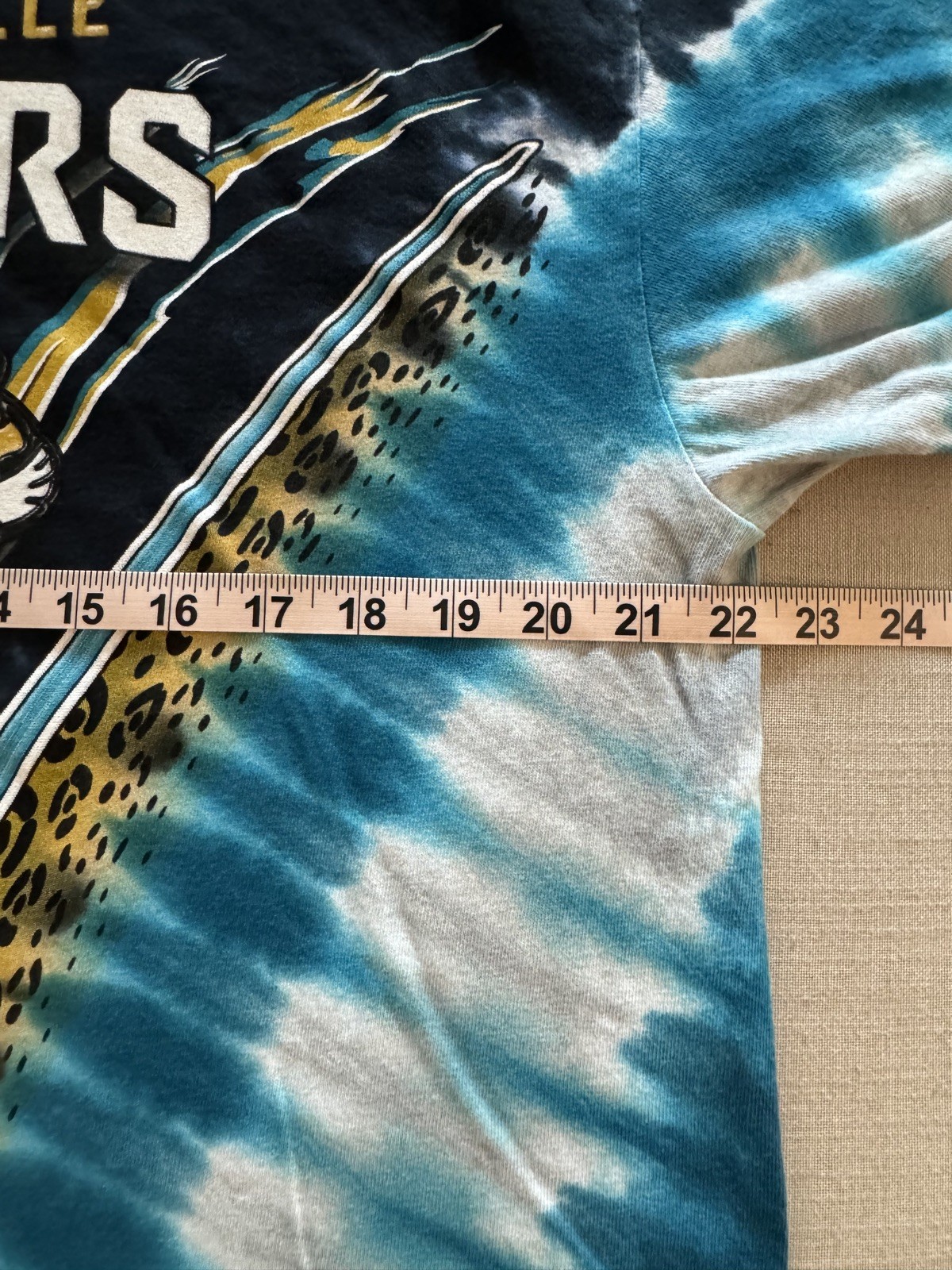 Y2K Jacksonville Jaguars Shirt NFL Majestic Tie Dye Shirt Men’s Size L