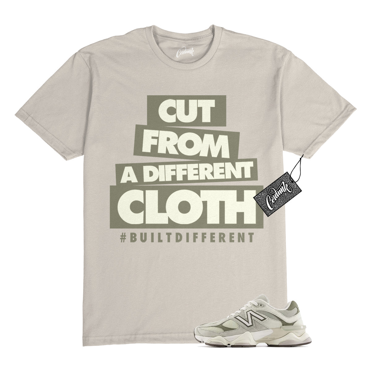 9060 Olivine Lichen Green Dark T Shirt to Match CLOTH