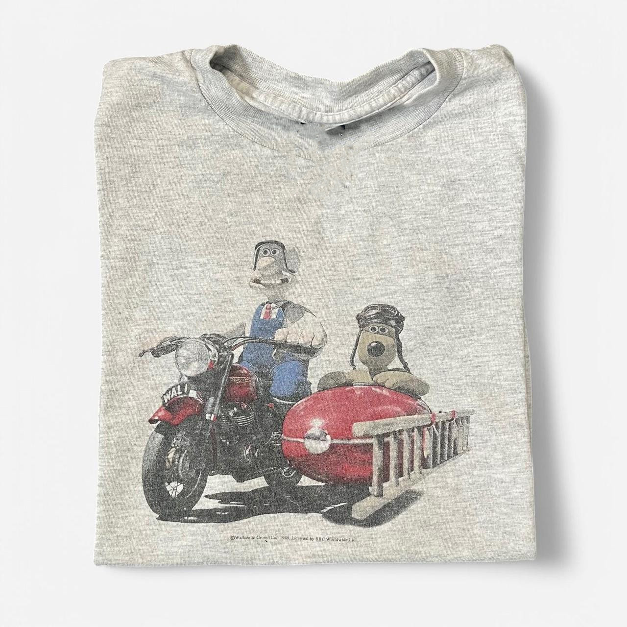 Vintage 1989 Wallace & Gromit T Shirt Ash