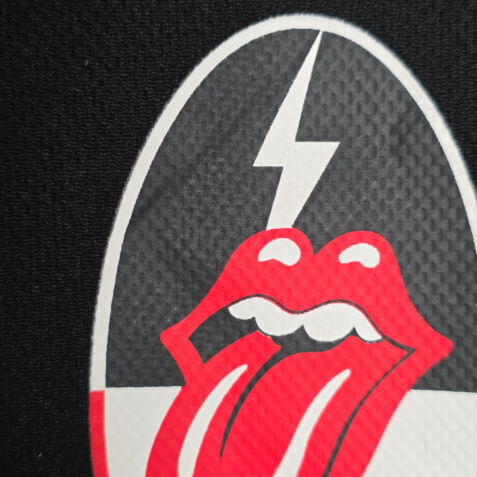 Rolling Stones Men’s Black Jersey Size Large 42–44 2-Sided Graphics