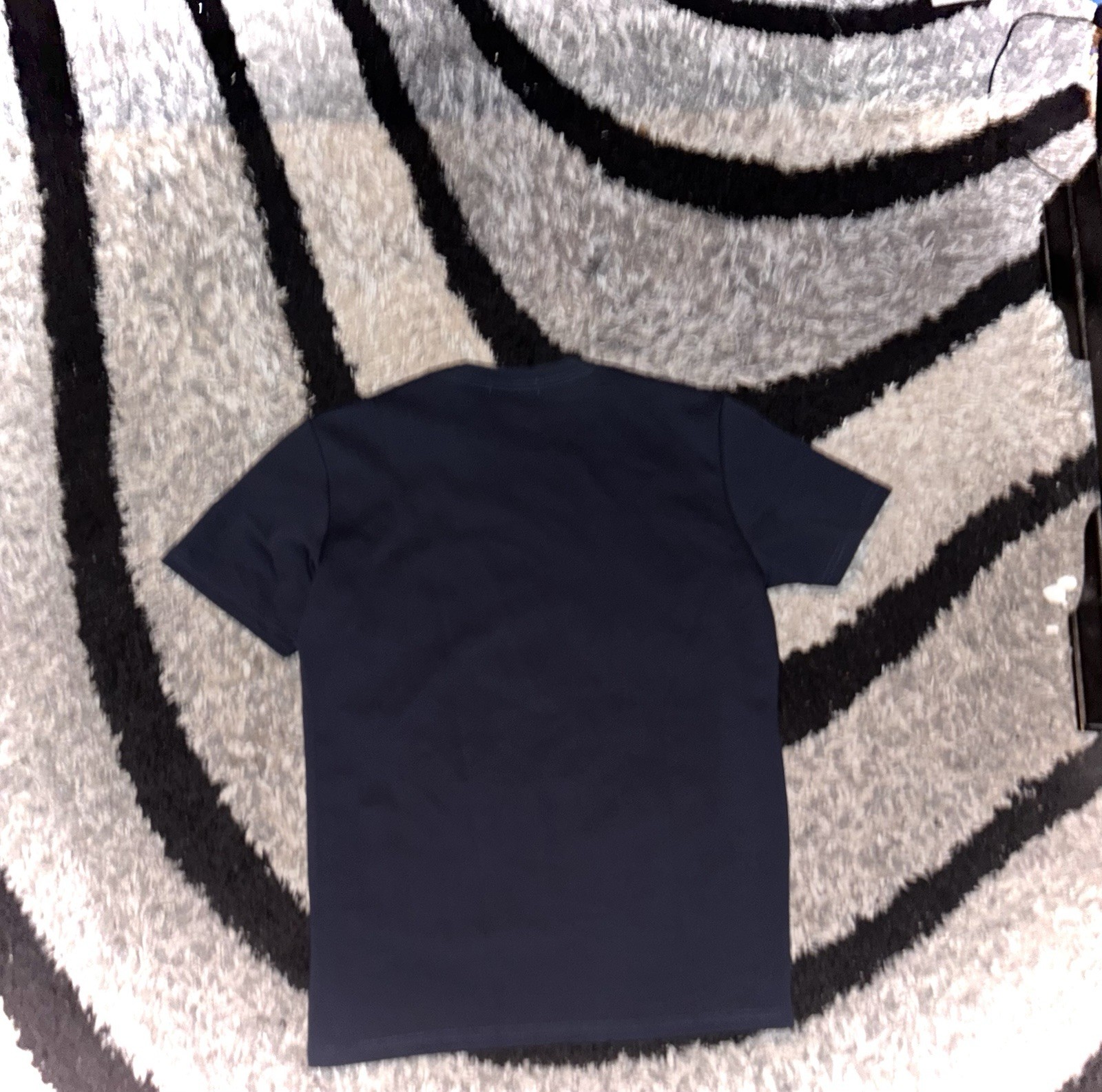 ICON Men’s Graphic Print Crew Neck T-Shirt Black Short Sleeve Regular M EUC