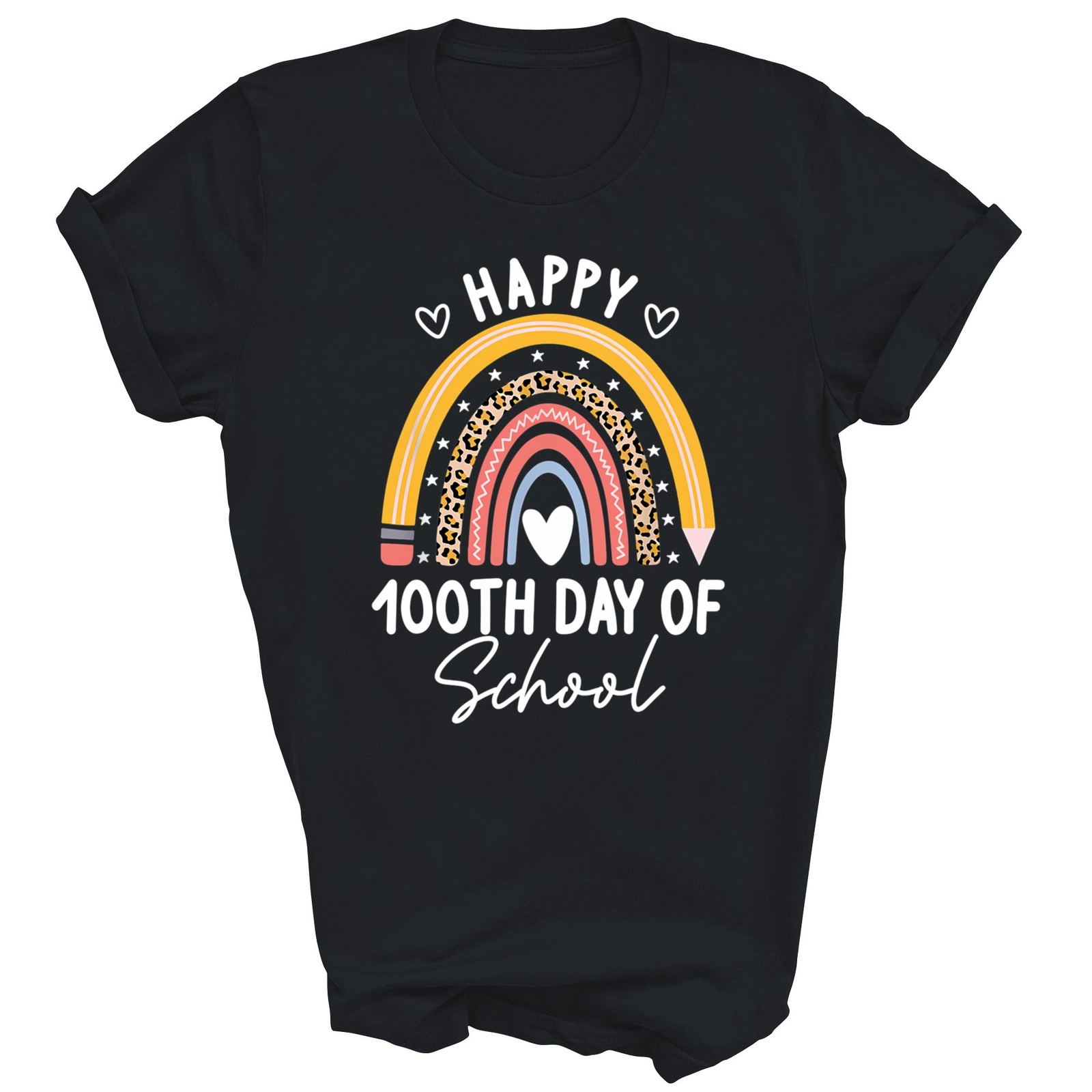 Happy 100th Day Of School Teacher Appreciation 100 Days Unisex Shirt Gift