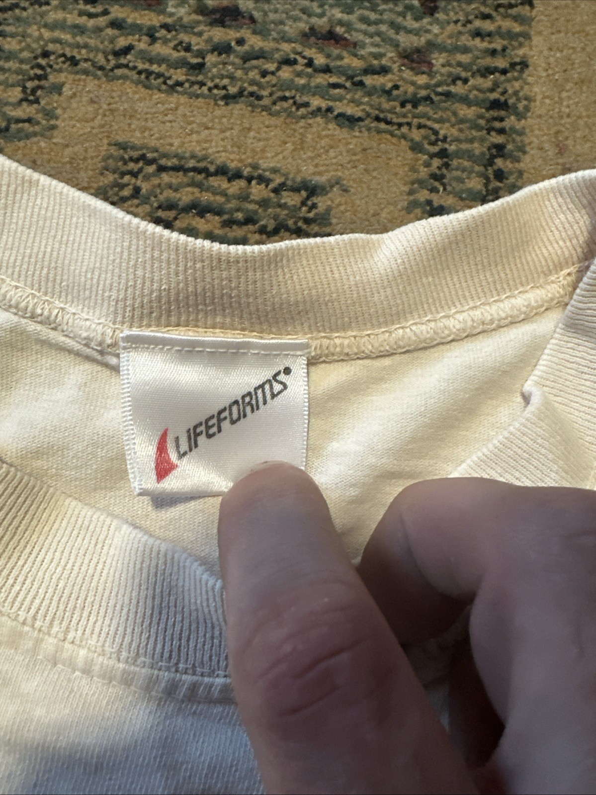 Vintage T Shirt 1995 Soccer Graphic Print Men’s XL Cream Cotton World Cup