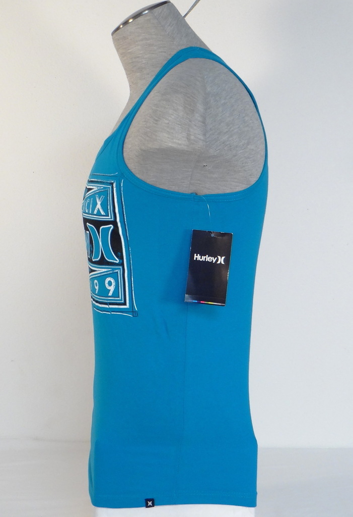 Hurley Signature Premium Fit Blue Tank Muscle Shirt Mens NWT