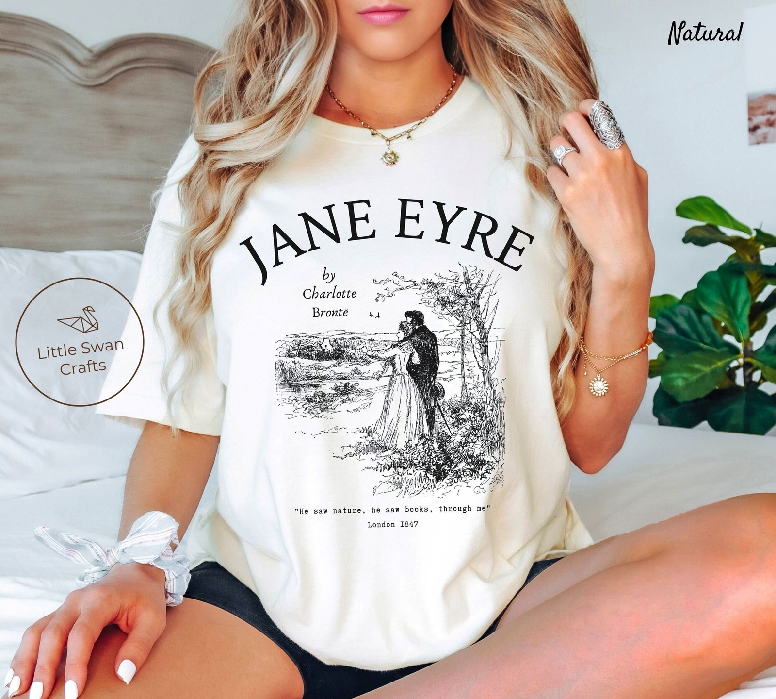 Jane Eyre Shirt Classic Novel Tee Literature Clothes Bookish Gift English Litera