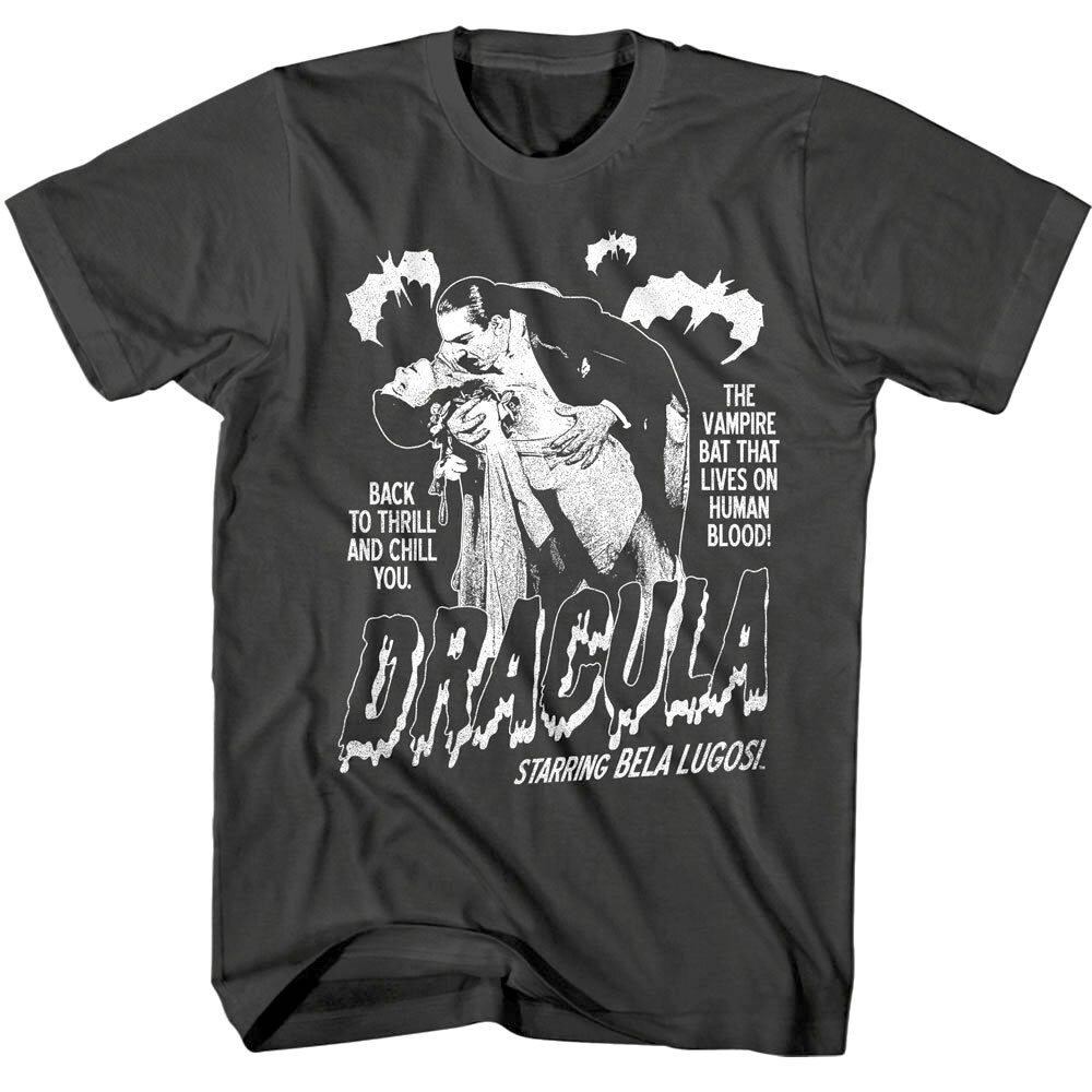Bela Lugosi Dracula Vampire Bat that Lives on Human Blood Men&rsquo;s T Shirt Vintage