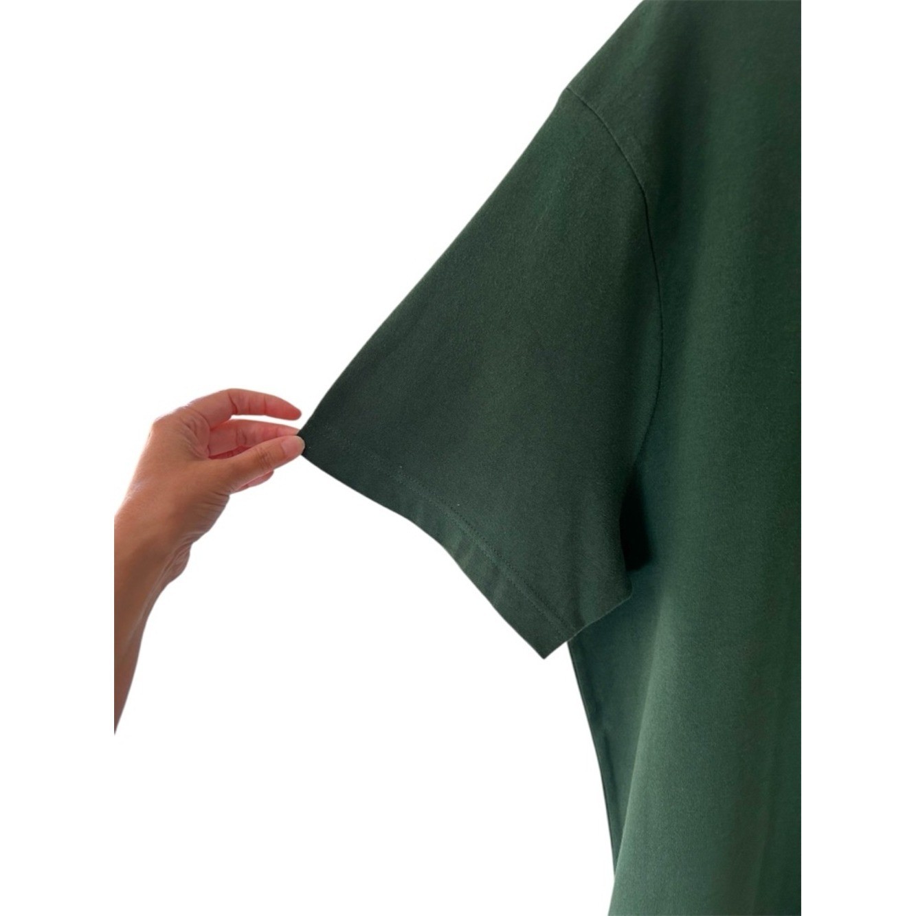 Pact Men&rsquo;s Short Sleeve Henley shirt XL Fits Like XXL green Organic Cotton NWOT