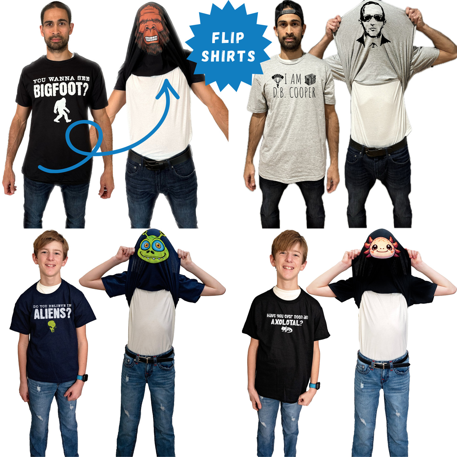 Always Be Yourself Unless You Can Be A Shark Flip Shirt – Funny Gift for Men