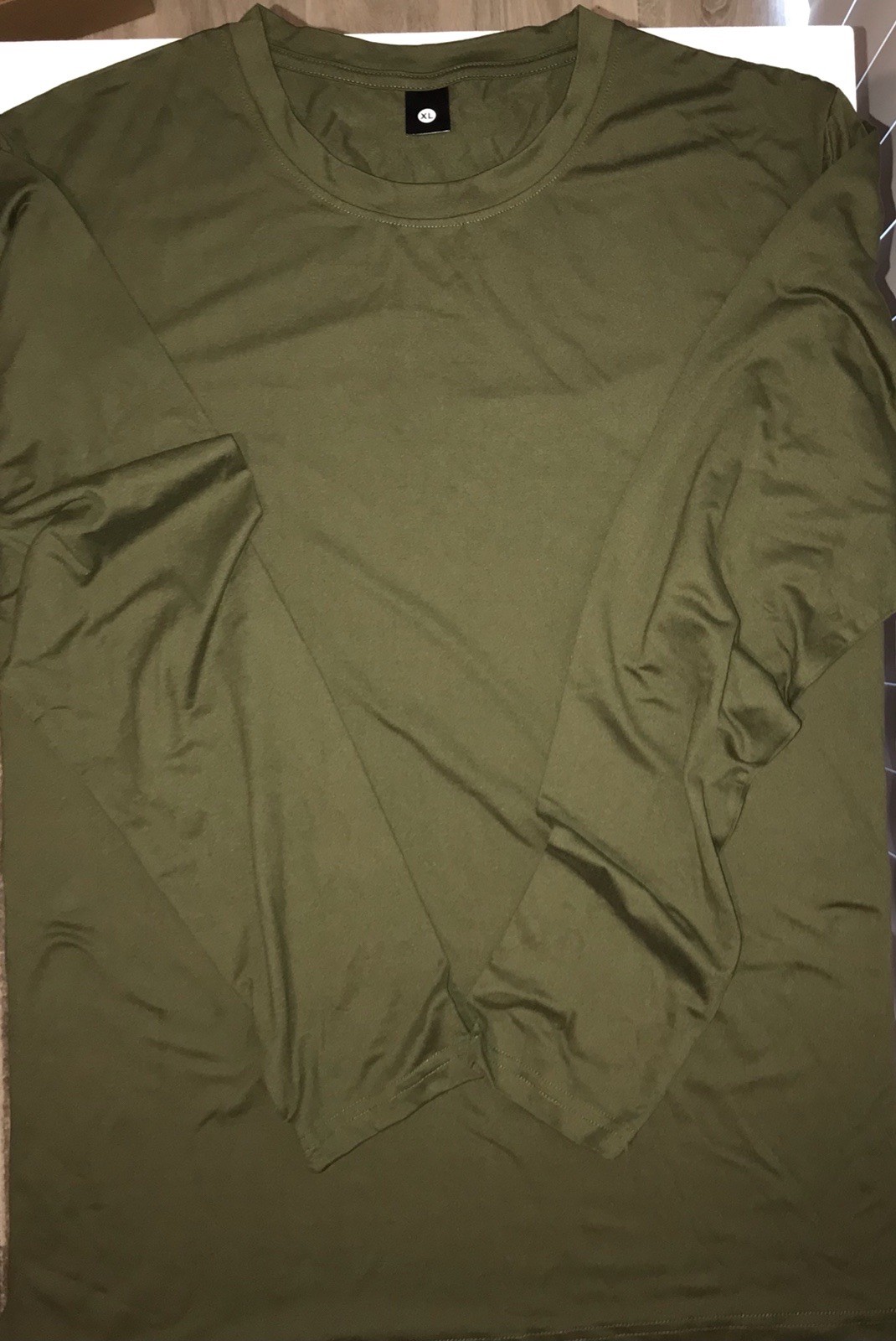 Men’s Long Sleeve T-shirts Oversized XL Army Green, Black, Blue, Brown