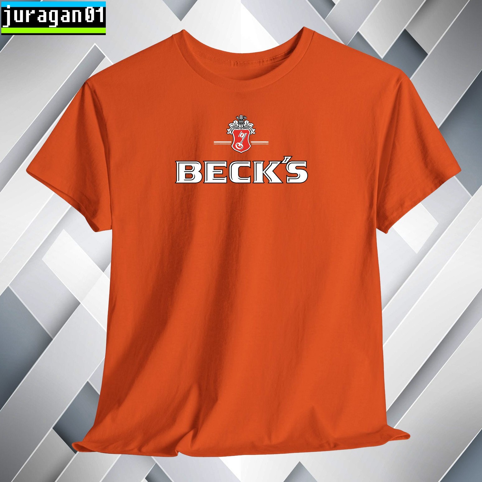 Beck&rsquo;s Brewery German Beer T-Shirt Logo Many Colors Size S to 5XL Made in USA