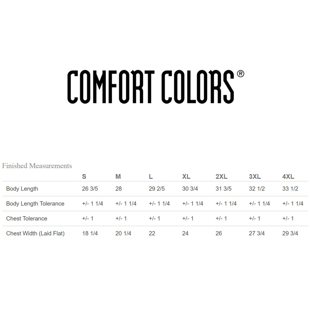 Comfort Colors C1717 Adult Ringspun Cotton Short Sleeves Garment Dyed T-Shirt