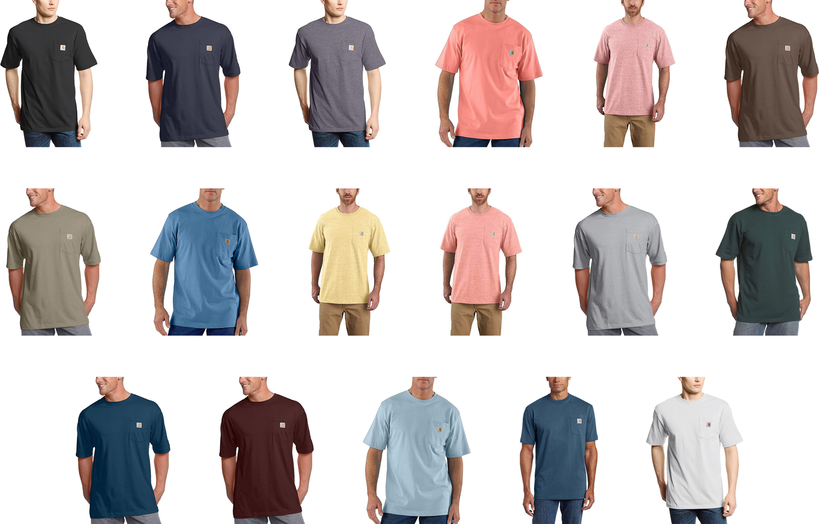 Carhartt Men&rsquo;s K87 Workwear Pocket Short Sleeve T-Shirt