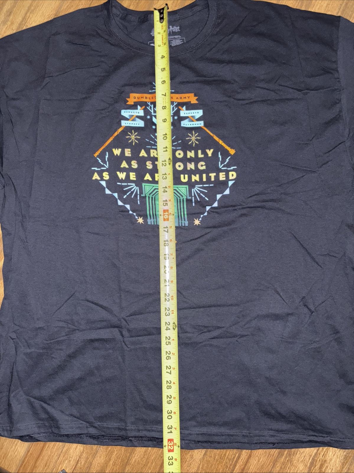 NWOT Loot Crate Exclusive Harry Potter Dumbledore’s Army Black t-shirt Size 3XL