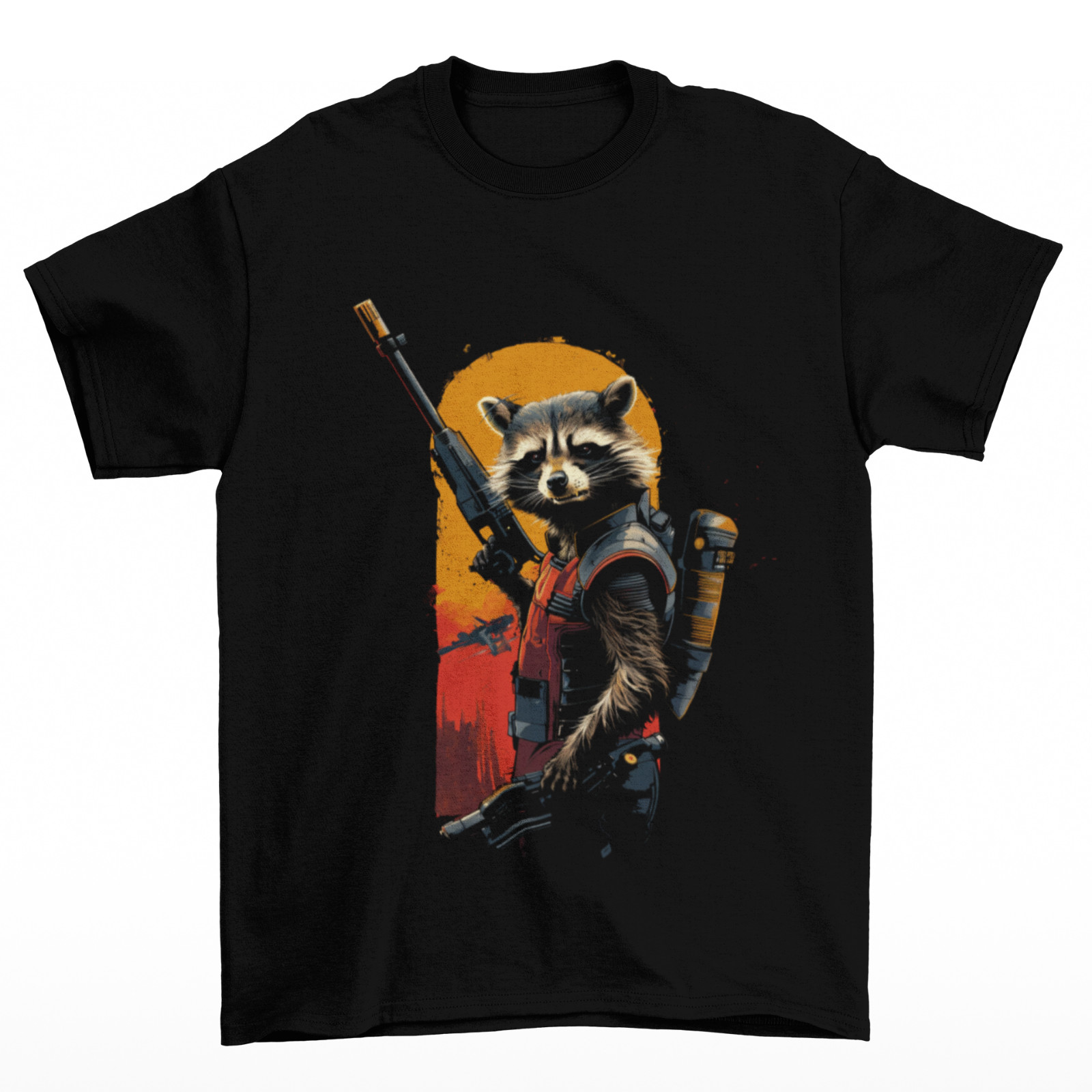 Rocket Guardians of the Galaxy Adult T-Shirt Sizes Groot Space Starlord Movie