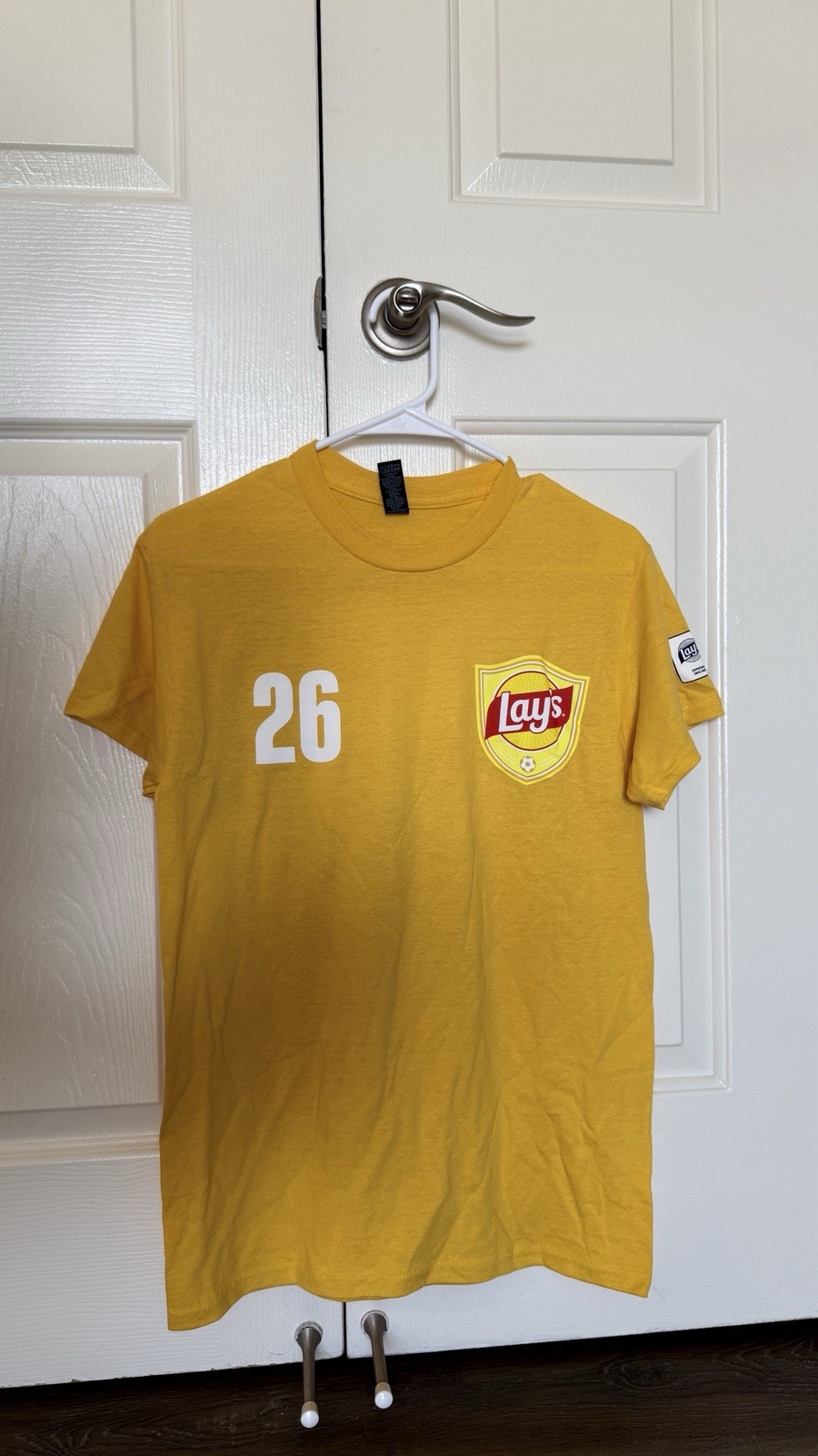 Lay&rsquo;s x FIFA World Cup 2026 Yellow Graphic Print Logo T-Shirt, Unisex Adults