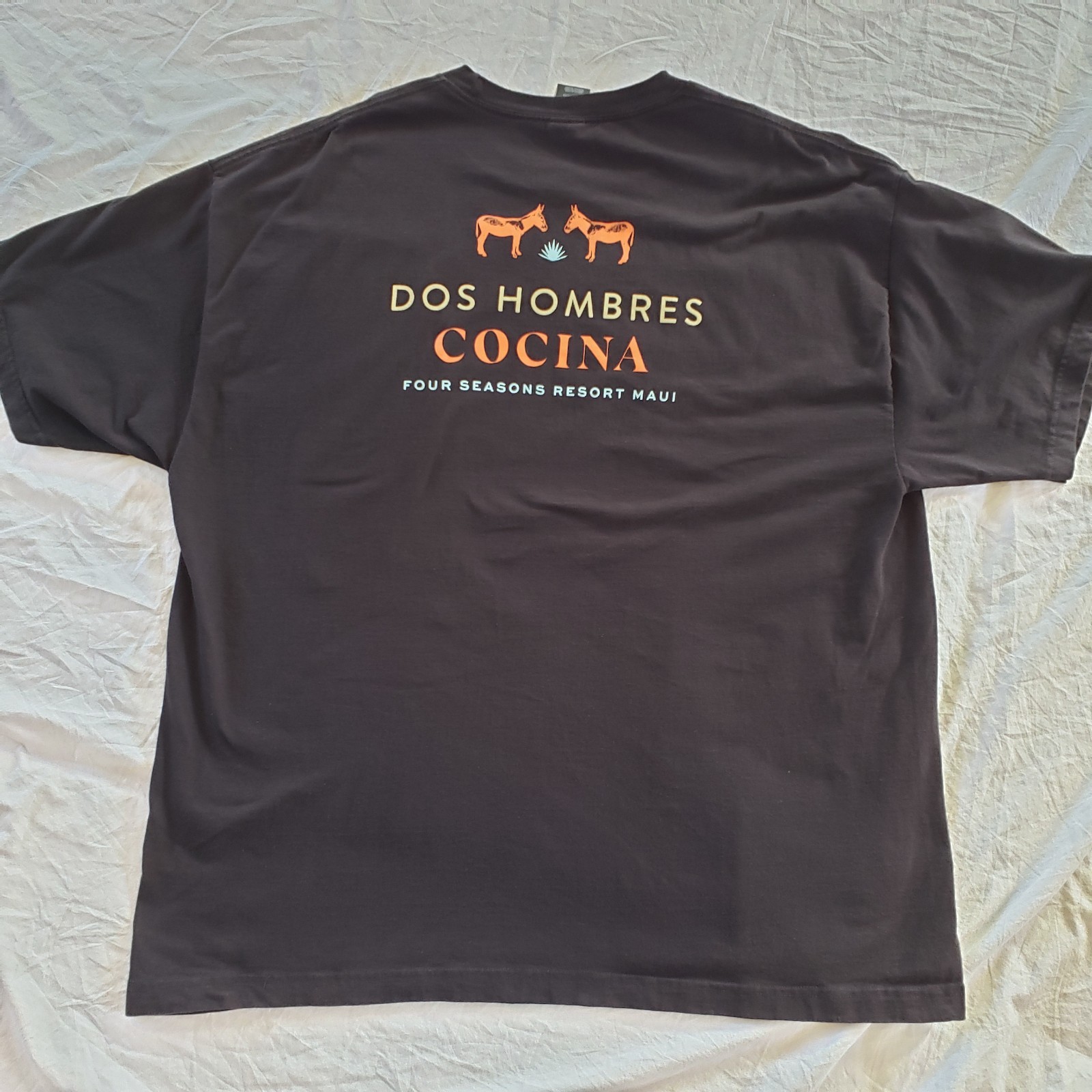 Hanes Beefy-T Men&rsquo;s Size 2XL Heavyweight Cotton T-Shirt Dos Hombres Cocina