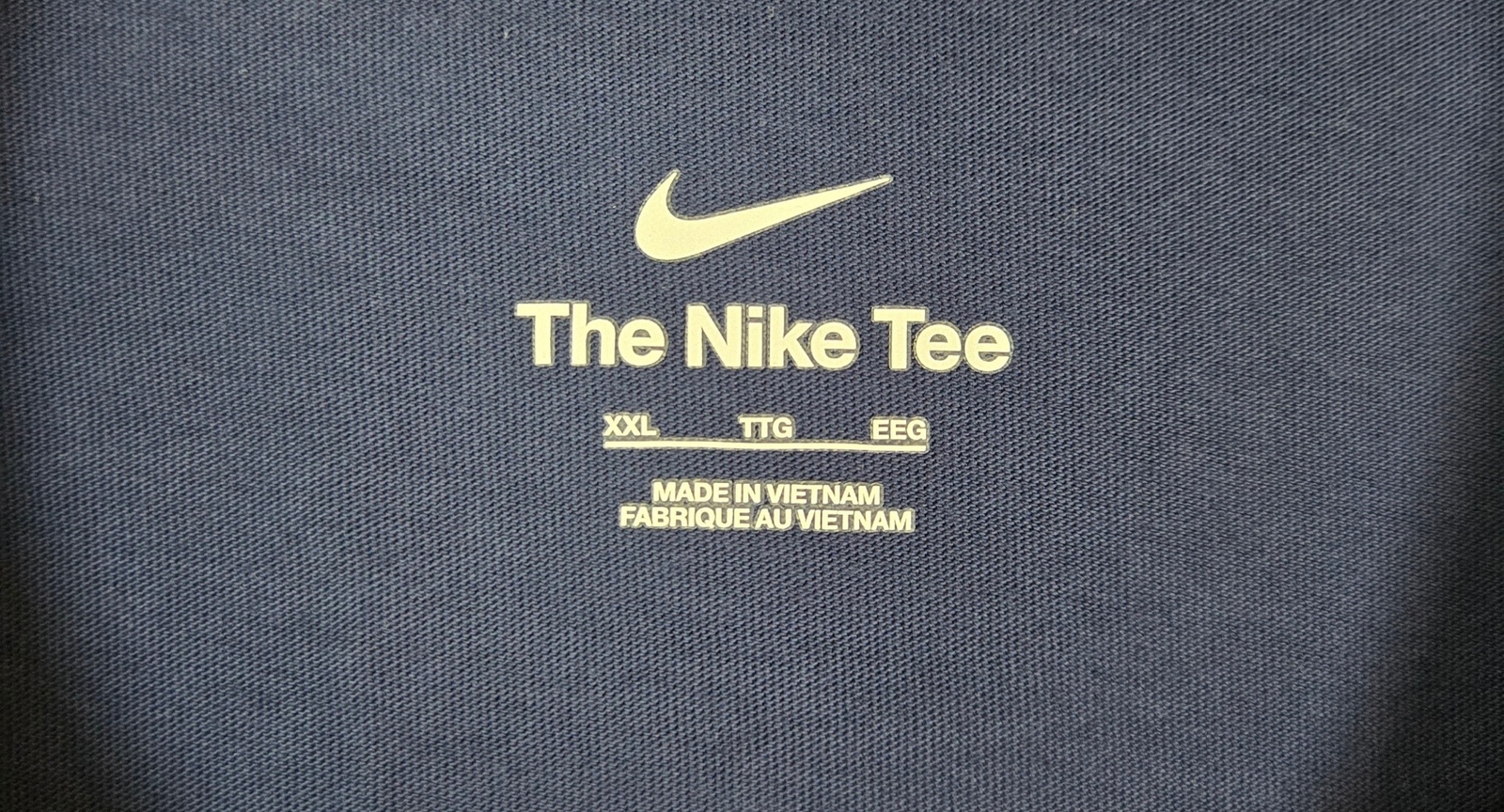 NIKE INC. « Basketball Crate » Mens Blue Cotton Short Sleeve T-Shirt size 2XL