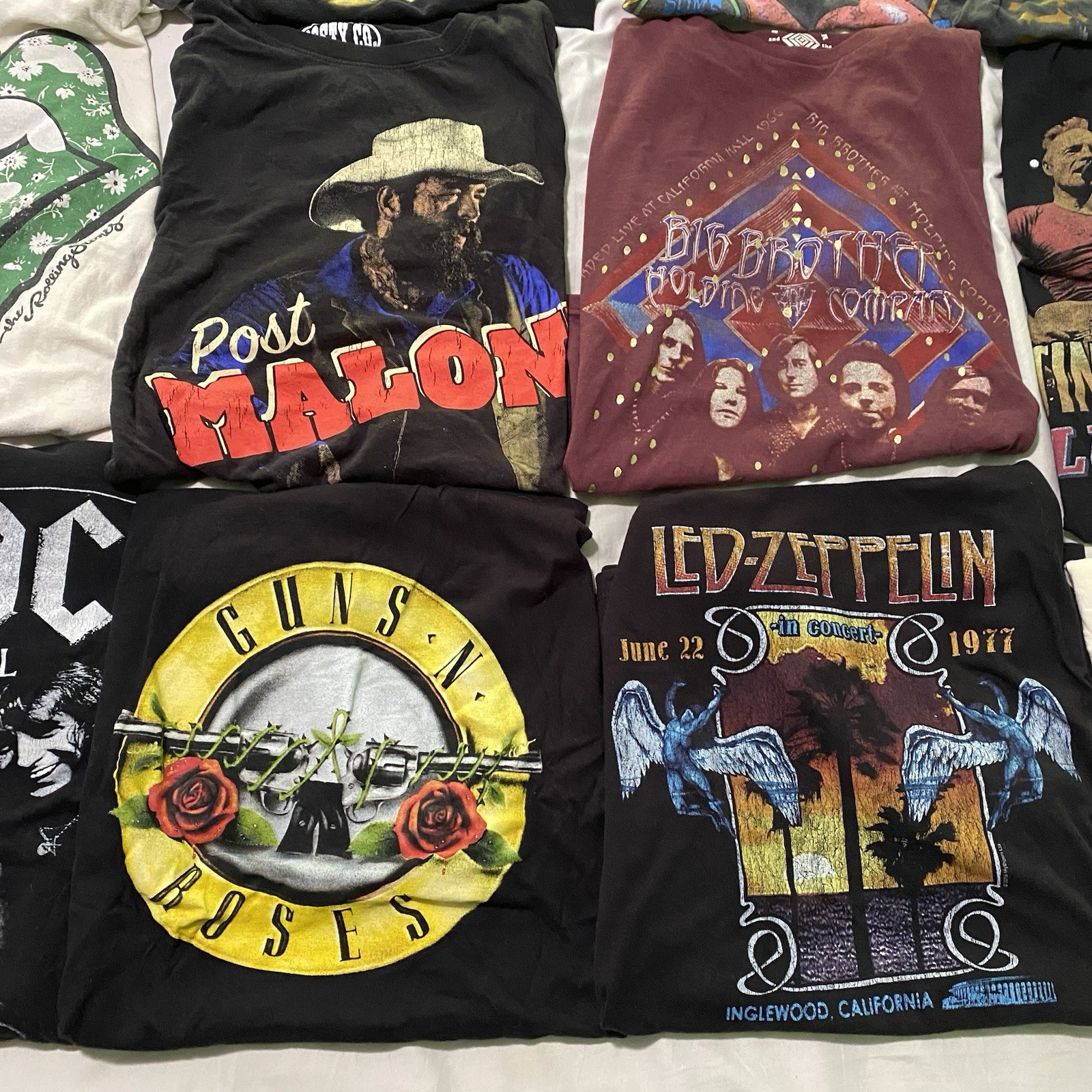 Rock Band Concert T-Shirt Lot of 20 Modern Pop Tour Music Tees Bundle Reseller
