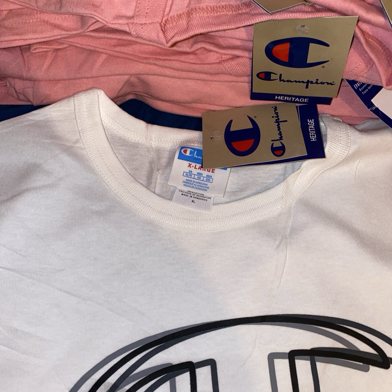 Champion Vibrating C Tshirt 100% Cotton Size XL