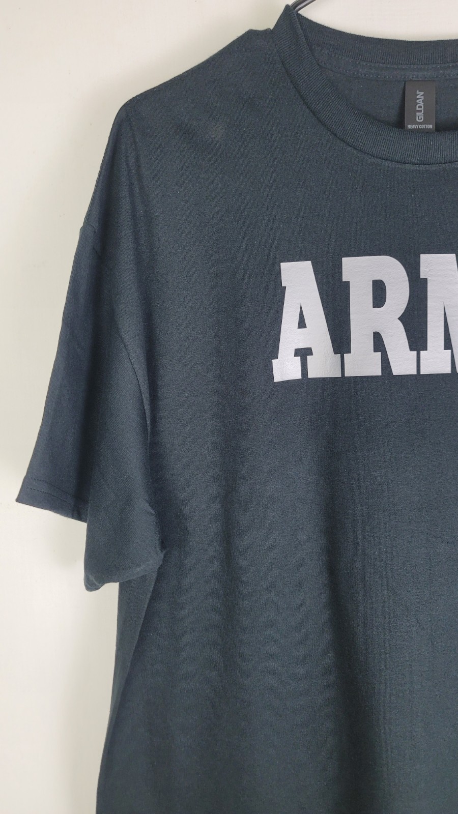 U S ARMY Mens Black Graphic Print T Shirt Sz XL