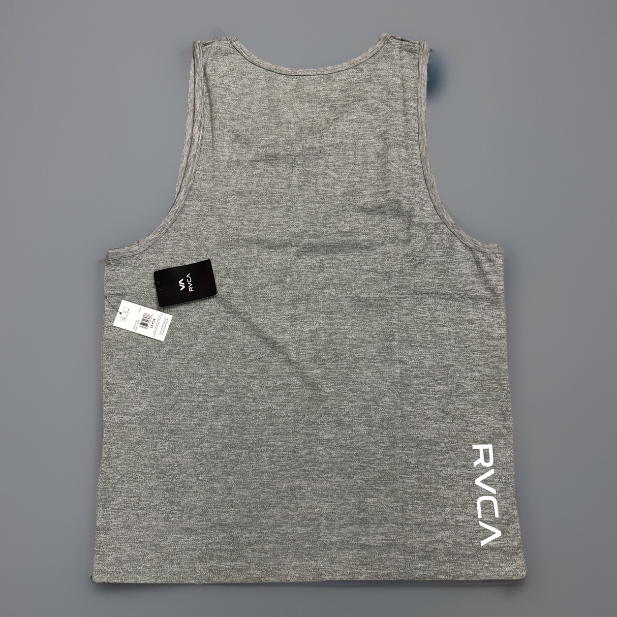 RVCA ROBEY Performance Tank Top T-Shirt Gray Size Large NWT